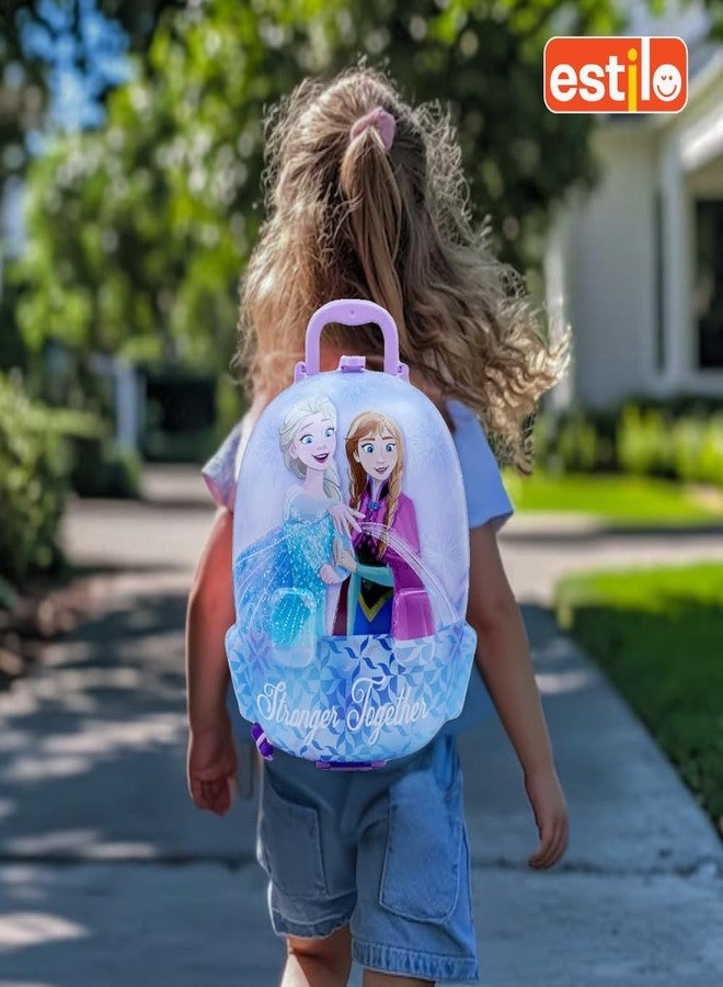 إستلو مجموعة ألعاب مطبخ فروزن 2 في 1 من إستيلو للبنات | مجموعة من 22 لعبة مطبخ للأطفال مع لعبة طبخ للعب التخيلي مناسبة للبنات من عمر 3 سنوات فما فوق | هدية عيد ميلاد للأطفال من عمر 3 إلى 6 سنوات - Image 4